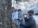 4th Graders Tap the Best Tree on Campus